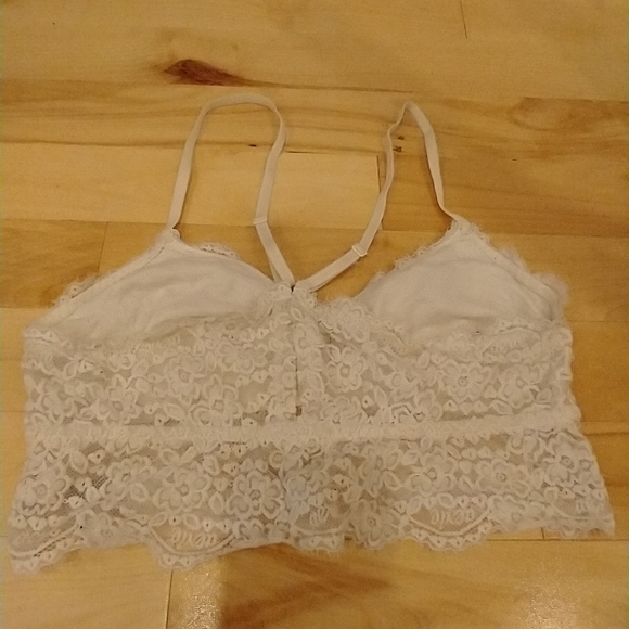 M aerie boho white crop top bralette - Picture 7 of 8